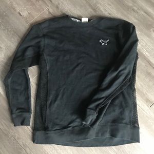 Vs pink black sweatshirt